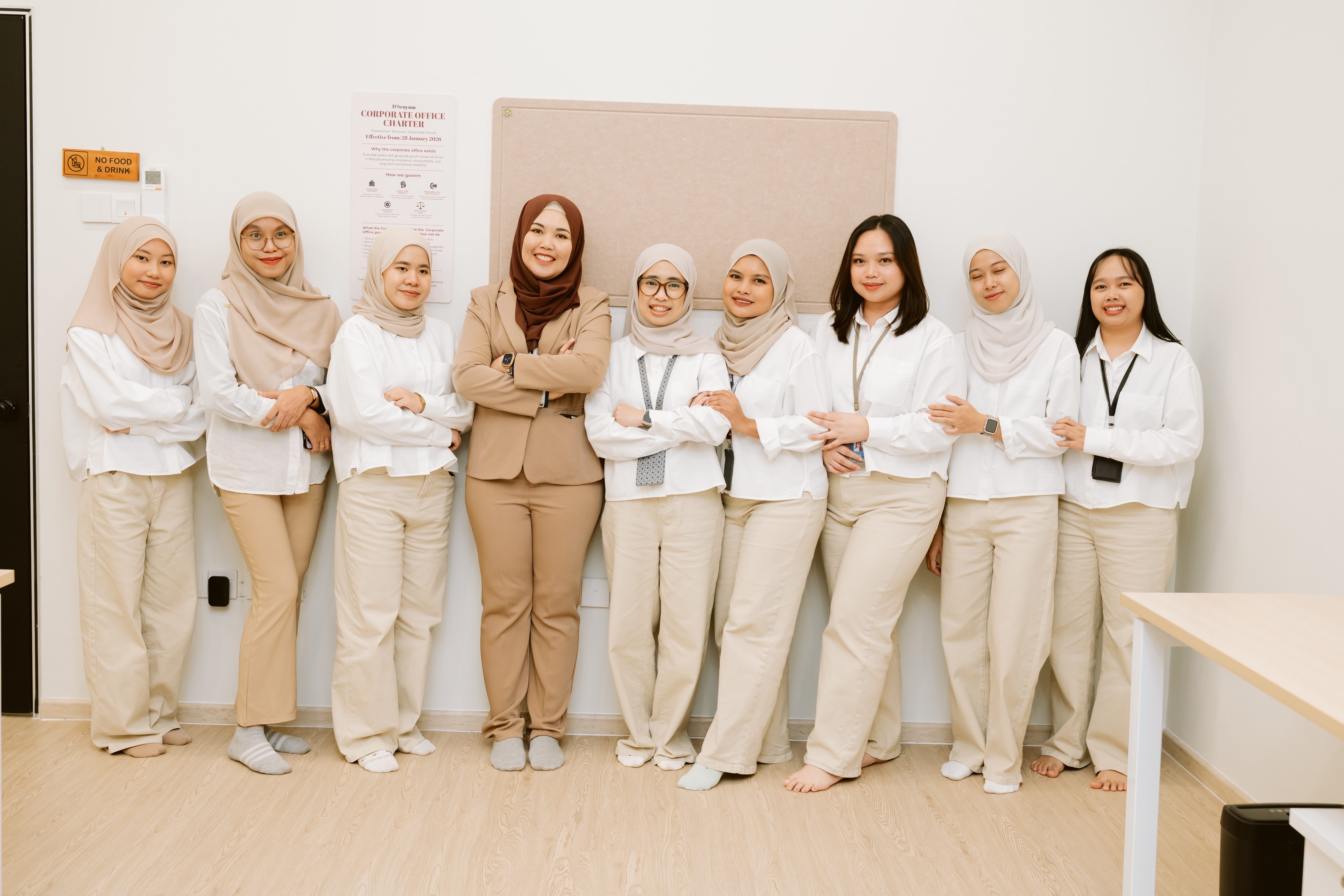 D’Senyum administration and corporate support team